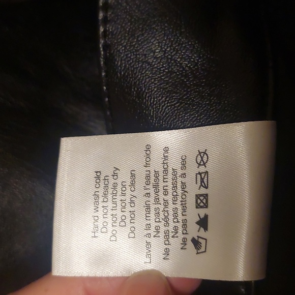 Veronica Beard Beverly High Rise Skinny Faux Leather Pants, Size 27 - Picture 7 of 7